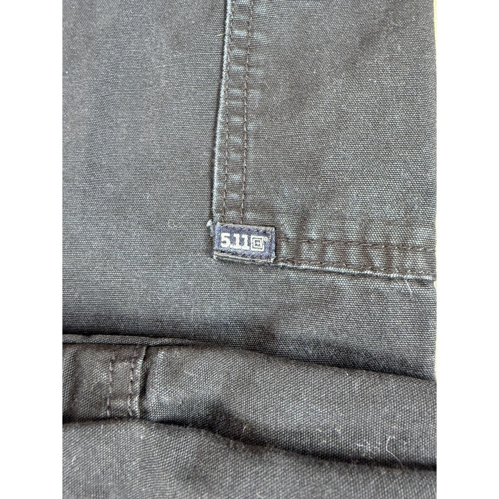 5.11 Tactical Cargo Pants Mens 38x30 Black Utility Work Duty Pants Canvas - Picture 5 of 16